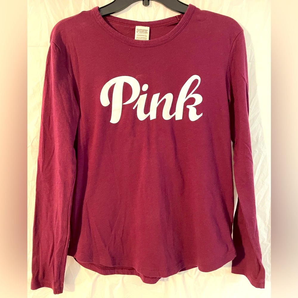 Pink long sleeve T shirt size xs